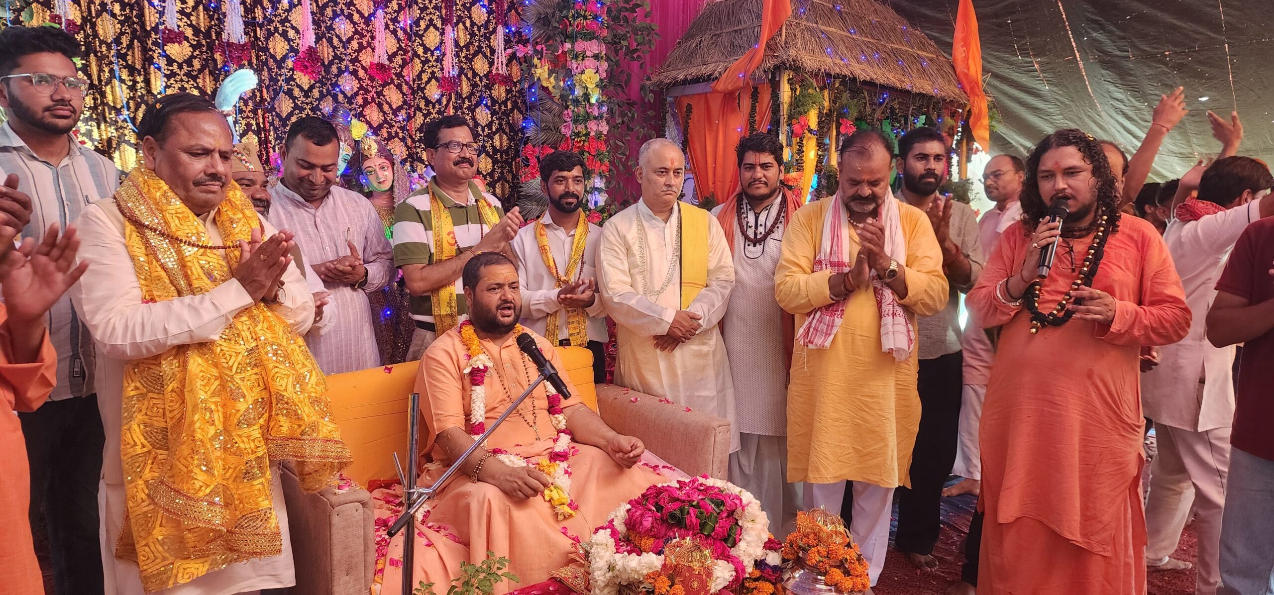जिला कारागार में शिव महापुराण कथा के अंतर्गत  गणेश जन्म की कथा का सुंदर प्रसंग