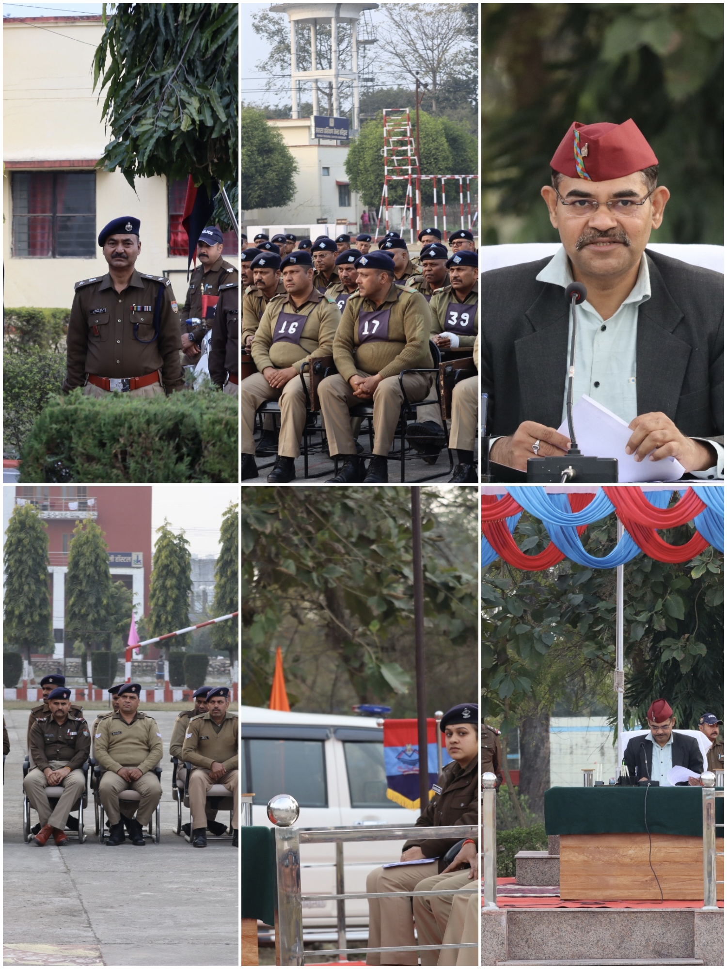 श्री अनंत शंकर ताकवाले, पुलिस महानिरीक्षक प्रशिक्षण द्वारा प्रशिक्षणाधीन हेड कांस्टेबल (नागरिक पुलिस) प्रशिक्षुओं को  किया गया संबोधित